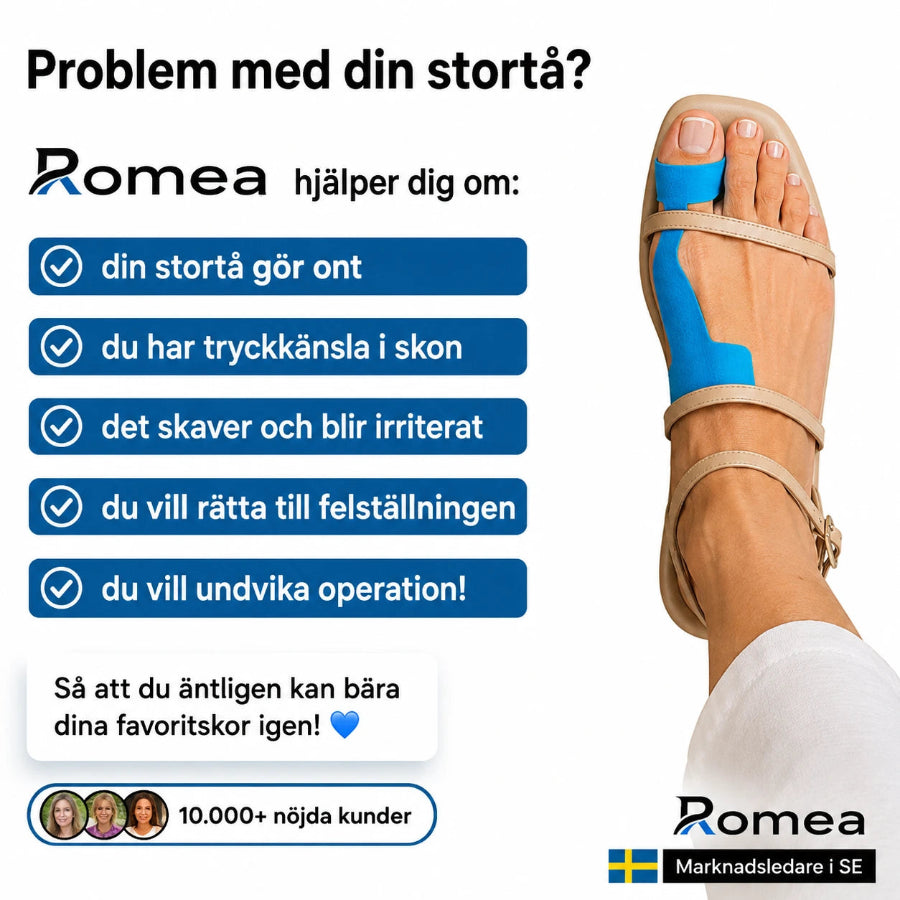 ActiveTape™ - För en rakare stortå och avlastad knöl