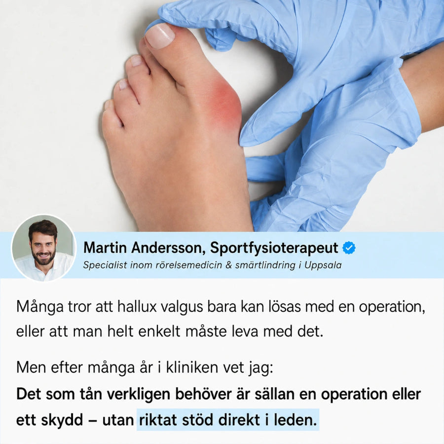ActiveTape™ - För en rakare stortå och avlastad knöl