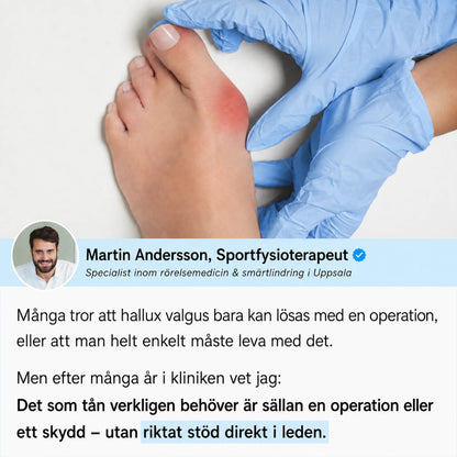ActiveTape™ - För en rakare stortå och avlastad knöl