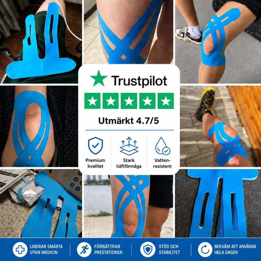 Romea ActiveTape™ - Stödjande Knätejp