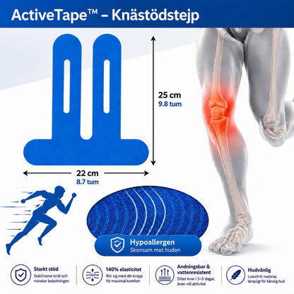 Romea ActiveTape™ - Stödjande Knätejp