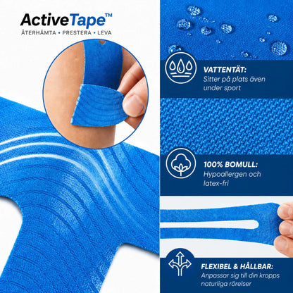 Romea ActiveTape™ - Stödjande Knätejp